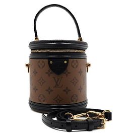 Louis Vuitton Cannes Vanity Tote Bag und Schultertasche aus Reverse Monogram Canvas