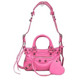 Balenciaga Borsa a tracolla piccola Neo Lurcagol Rosa