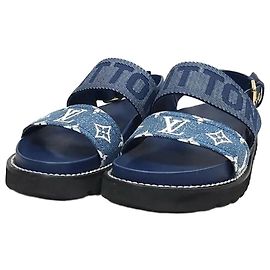 Louis Vuitton Sandali Paseo Flat Comfort Denim