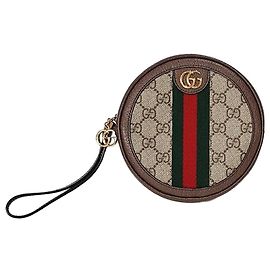 Gucci Pochette Ophidia GG Round Pouch