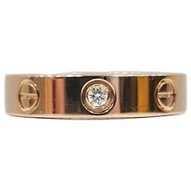 Cartier Diamond Love Band Ring Roségold