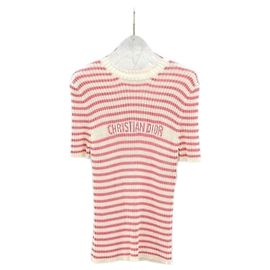 Dior Riviera Short Sleeve Knit Coral