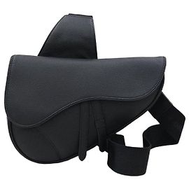 Dior Borsa Saddle nera in pelle di vitello grana