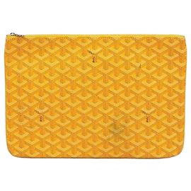 Goyard Clutch Sena MM Giallo Speciale