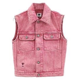 Dior Rosa Denim-Weste