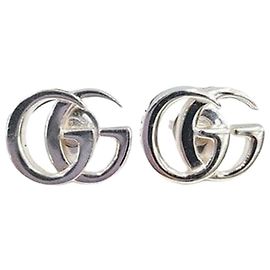Gucci Orecchini a bottone GG Marmont