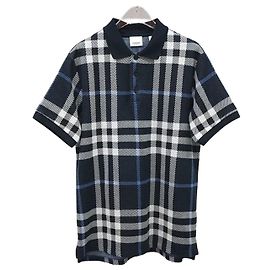 Burberry Polo in jacquard di cotone a quadri tartan