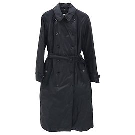 Burberry Trench Coat Lungo Imbottito Nero XS
