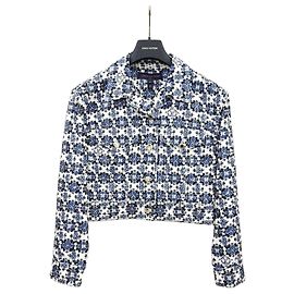 Louis Vuitton Monogram Flower Mosaic Denimjacke
