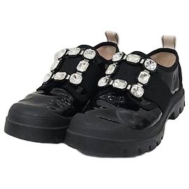 Roger Vivier Mocassini in vernice Wokey Viv' Strass Buckle