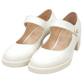 Dior Décolleté Mary Jane bianche lucide con tacco