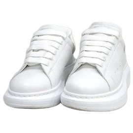 Alexander Mcqueen White Pink Oversole Sneaker