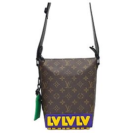 Louis Vuitton Bolsa Messenger Rubber Cruiser Monogram Brown