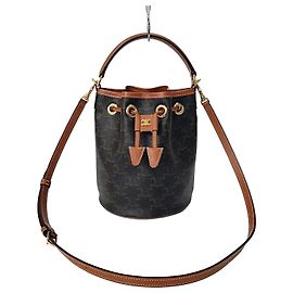 Céline Bolso pequeño con cierre de lona Triomphe