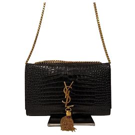 Autre Marque Crocodile Kate Medium Bag