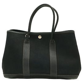 Hermès HERMES Garden TPM Tote Bag - Black