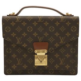 Sac à main Louis Vuitton Monogram Monceau 28