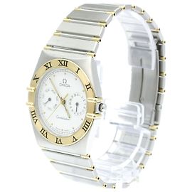 Omega Constellation Day Date Quartz Stainless Steel and Yellow Gold 33