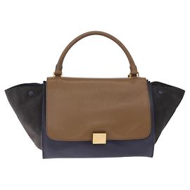 Céline Celine Tricolor Trapeze Leather Medium