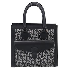 Christian Dior Vintage Trotter Pocket Diorissimo Canvas Small