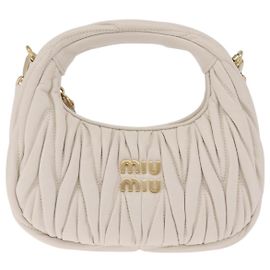 Miu Miu Wander Hobo Matelasse Leather Small