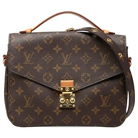 Louis Vuitton Monogram Pochette Metis Satchel Braun