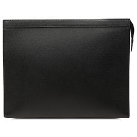 Bolso de mano Louis Vuitton Taiga Pochette Voyage GM Negro