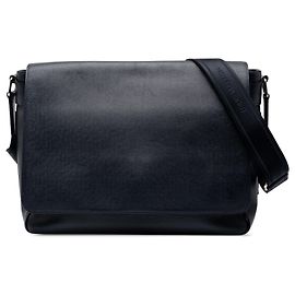 Borsa a tracolla Louis Vuitton Taiga Roman GM Blu