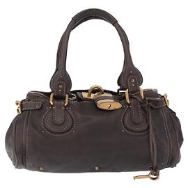 Chloé Chloe Paddington Lock Leather Medium