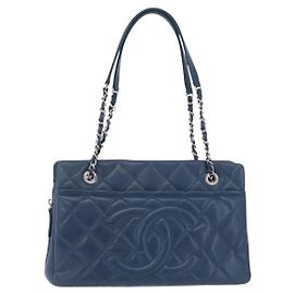 Chanel Timeless CC Shopping Quilted Caviar Medium