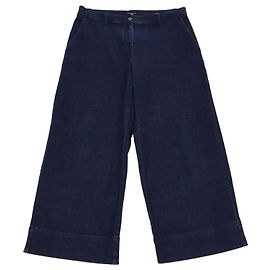 Autre Marque Pantalones Baggy de Denim Azul Oscuro Eileen Fisher
