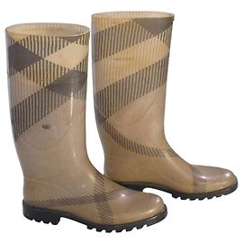 Botas de agua Burberry Nova Check Beige EU 37