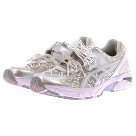 Autre Marque CECILE BAHNSEN X ASICS Silver Leather Sneakers