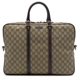 Borsa da lavoro Gucci Beige GG Supreme