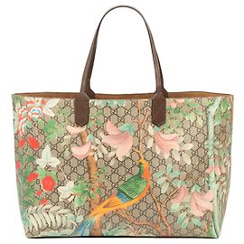 Borsa Tote Gucci Beige GG Supreme Tian