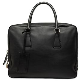 Prada Cartella City in pelle Vitello nera