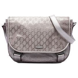 Gucci Silver GG Imprime Crossbody