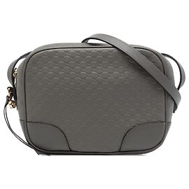 Gucci Gray Microguccissima Bree Crossbody