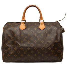 Louis Vuitton Brown Monogram Speedy 35