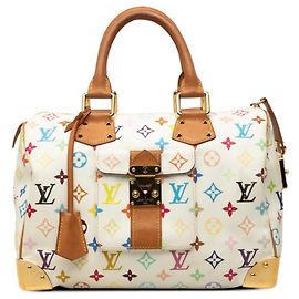 Louis Vuitton White Monogram Multicolore Speedy 30