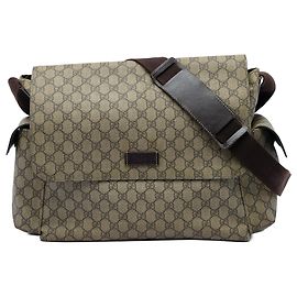 Borsa fasciatoio Gucci Beige GG Supreme