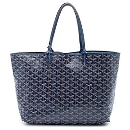 Goyard Blue Goyardine Saint Louis PM