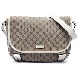 Borsa a tracolla Gucci Beige GG Supreme