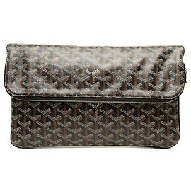 Goyard Black Goyardine Sainte Marie MM