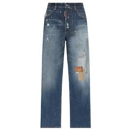 Jeans Sand Diego Dsquared2 Blu in Cotone