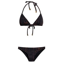 Tom Ford Zweiteiliger Badeanzug mit Animal-Print