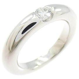 Cartier Ellipse Au750 Weißgold Diamantring Größe 17