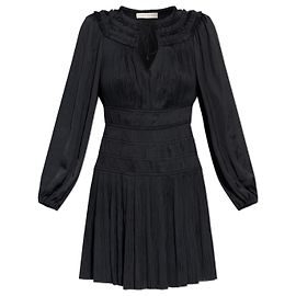 Vestido Malia negro de satén Ulla Johnson