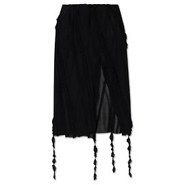 Blumarine Falda con ribete decorativo