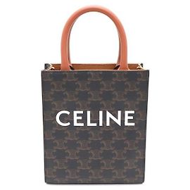 Céline Bolso Triomphe Cabas Vertical Mini, Bolso de Mano y Bolso de Hombro Crossbody
